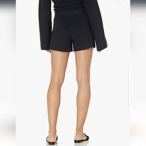 The Drop Faith Pull On Black Ribbed Sweater Shorts New With Tags Women's Size L